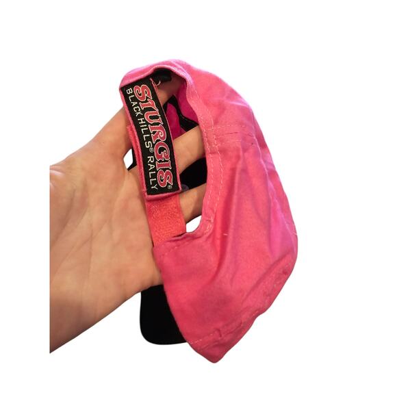 2013 Sturgis Motorcycle Rally Womens Strapback Baseball Hat Black Pink - Picture 4 of 4